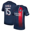 Original Fußballtrikot Paris Saint-Germain 2023-24 Danilo 15 Heimtrikot Für Herren